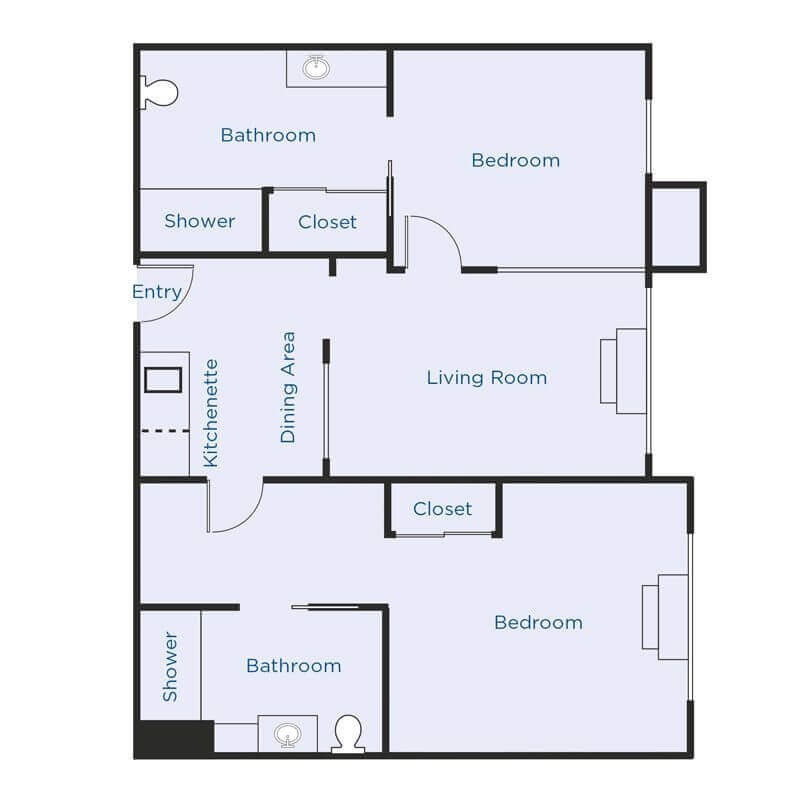 Davis Two Bedroom